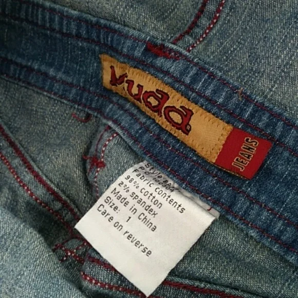 Denim Mudd Juniors Overall Skirt Size 1 - Picture 5 of 14